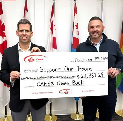 CANEX Staff Shine Bright: Over $44,000 Raised for Canadian Armed Forces Community!  Image